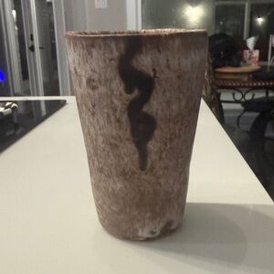 Vintage McCarty Pottery drinking Glass
Nutmeg. 3.5” X 3”